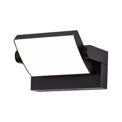 Luminárias de parede LED giratórias - IP65 - Preto - 17W - 2520 Lúmens - 3000K