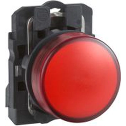 Luz de sinalização Schneider Electric 22mm vermelha 24V AC/DC (XB5AVB4)