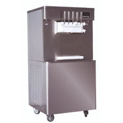 Macchina per il gelato italiana RQMB33 | 3 aromi + 2 mix | macchina per il gelato | raffreddamento notturno | pompa di aerazione | 3x7 l