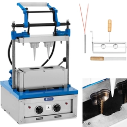 Machine à gaufres pour la cuisson de gaufrettes en cornet de crème glacée 100-120 de gaufrettes/heure 74 x 124 mm