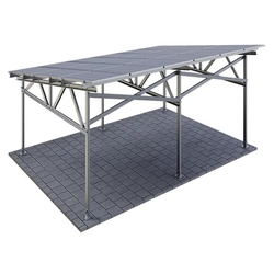 Magazine / Carport cu structura fotovoltaica (aspect 3 modul vertical L <1960mm)