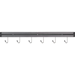 Magneetstrip met haken, L 600 mm