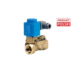 Mágnesszelep EV220B 20B NC, G 3/4", sárgaréz, PZH tanúsítvány