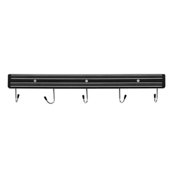 Magnetic strip with hooks, length 300 mm