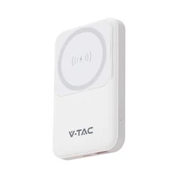 Magnetic Wireless Power Bank - White Body - 10000mAh