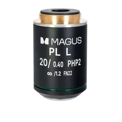MAGUS objektīvs 20HP 20х/0,40 Plāna L fāze PHP2 ∞/ 1,2 WD 8,0 mm