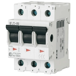 Main (insulating) switch,100A, 3-biegunowy HIS-100/3