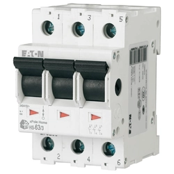 Main (insulating) switch,63A, 3-biegunowy HIS-63/3