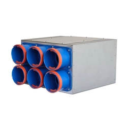 MAINCOR insulated air distributor, AM6H, 6x75/125