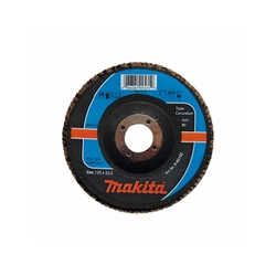 Makita 115 x 22,23 mm | Κόκκος: 80 | ελασματοειδής τροχός λείανσης