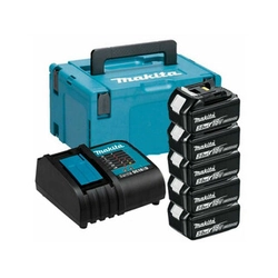 Makita BL1830 + DC18RC akku ja laturisarja 18 V | 3 Ah