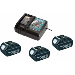 Makita BL1830 + DC18RC Akku- und Ladegerät-Set 18 V | 3 Ah