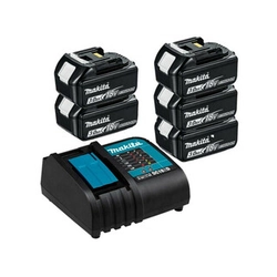 Makita BL1830 + DC18RC batteri og opladersæt 18 V | 3 Ah