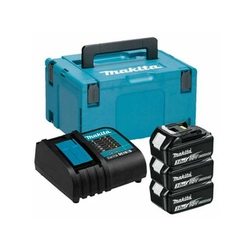 Makita BL1830 + DC18RC set batería y cargador 18 V | 3 Ah