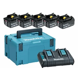 Makita BL1830B+DC18RD batteri och laddare set 18 V | 3 Ah