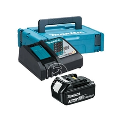 Makita BL1830+DC18RC batteri og opladersæt 18 V | 3 Ah