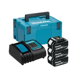 Makita BL1850B + DC18RC accu- en opladerset 18 V | 5 Ah