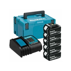 Makita BL1850B + DC18RC akumulatoru un lādētāju komplekts 18 V | 5 Ah