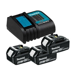 Makita BL1850B + DC18RC batteri og opladersæt 18 V | 5 Ah