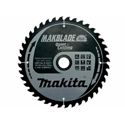 Makita circular saw blade 255 x 30 mm | number of teeth: 40 db | cutting width: 2,4 mm