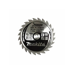 Makita cirkelsågblad 136 x 10 mm | antal tänder: 24 db | skärbredd: 1,5 mm