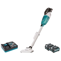 Makita CL001GD217 aspirador portátil sem fio 40 V | 0,73 l | Carbono sem escova | 2 x 2,5 Ah bateria + carregador | Em uma caixa de papelão