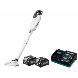 Makita CL002GD212 bezvadu putekļsūcējs 40 V | 0,33 l | L| Oglekļa brushless | 2 x 2,5 Ah akumulators + lādētājs