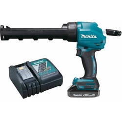 Makita DCG180RY акумуляторний шпатель 18 V | 300 ml/600 мл | 5000 | Вугільна щітка | 1 x 1,5 Ач акумулятор + зарядний пристрій | У валізі