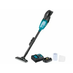 Makita DCL180MOS безжична ръчна прахосмукачка 18 V | 0,65 l | Карбонова четка | 1 x 1,5 Ah батерия + зарядно | В картонена кутия