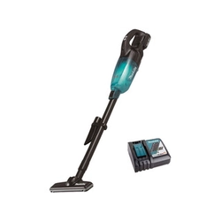 Makita DCL281FRAB Akku-Handstaubsauger 18 V | 0,75 l | Carbon bürstenlos | 1 x 2 Ah Akku + Ladegerät | Im Karton