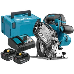 Makita DCS553RTJ Akku-Metallkreissäge 18 V | 150 mm | Schnitttiefe 57,5 mm | Carbon bürstenlos | 2 x 5 Ah Akku + Ladegerät | im MakPac