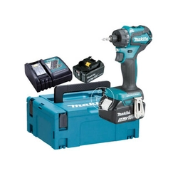 Makita DDF083RTJ Akku-Bohrschrauber mit Bithalter 18 V|23 Nm/40 Nm | Carbon bürstenlos |2 X 5 Ah Akku + Ladegerät | im MakPac