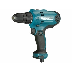 Makita DF0300 elektrinis grąžtas su griebtuvu 230 V | 320 W | 0 iki 1500 RPM/450 RPM | Griebtuvas 1 - 10 mm | Metale 10 mm | Kartoninėje dėžutėje