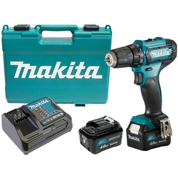 Makita DF333DSME akutrelli juht padruniga 12 V | 30 Nm | Süsihari | 2 x 4 Ah aku + laadija | Kohvris