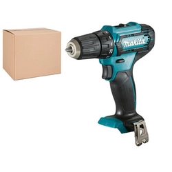 Makita DF333DZ trapano avvitatore a batteria con mandrino 10,8 V/12 V|14 Nm/30 Nm | Spazzola di carbone | Senza batteria e caricabatterie | Confezione BULK