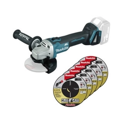 Makita DGA504ZX2 akumulátorová úhlová bruska 18 V | 125 mm | 8500 RPM | Carbon Brushless | Bez baterie a nabíječky | V kartonové krabici