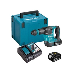 Makita DHK180RTJ akkus vésőkalapács 18 V | 3,1 J | 3,6 kg | Szénkefementes | 2 x 5 Ah akku + töltő | MakPac-ban