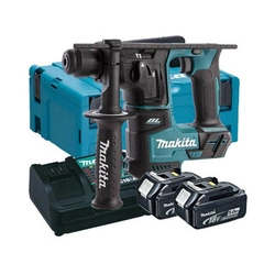 Makita DHR171RTJ akkus fúrókalapács 18 V | 1,2 J | Betonban 17 mm | 2,8 kg | Szénkefementes | 2 x 5 Ah akku + töltő | MakPac-ban