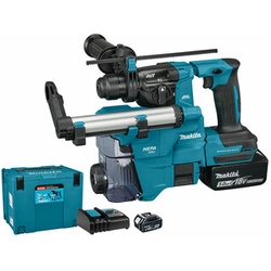 Makita DHR183RTWJ акумуляторна перфораторна дриль 18 V | 1,7 J | В бетоні 18 мм | 2,1 кг | Карбонова безщітка | 2 x 5 Ач акумулятор + зарядний пристрій | в MakPac