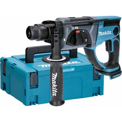 Makita DHR202ZJ akutrell 18 V | 2 J | Betoonis 20 mm | 3,2 kg | Süsihari | Ilma aku ja laadijata | MakPacis