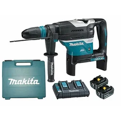 Makita DHR400PT2U akumulatora urbjmašīna 18 V | 8 J | Betonā 40 mm | 8,1 kg | Oglekļa brushless | 2 x 5 Ah akumulators + lādētājs | Čemodānā