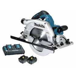 Makita DHS900PT2 akumulátorová kotúčová píla 2 x 18 V | Pílový kotúč 235 mm x 30 mm | Rezanie max. 85 mm | Carbon Brushless | 2 x 5 Ah batéria + nabíjačka | V kartónovej krabici