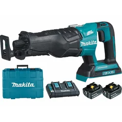 Makita DJR360PT2 akkusaha 18 V | 255 mm | Hiiliharjaton | 2 x 5 Ah akku + laturi | Matkalaukussa