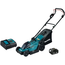 Makita DLM330SM akumulatora zāles pļāvējs 18 V | 330 mm | 450 m² | Oglekļa suka | 1 x 4 Ah akumulators + lādētājs