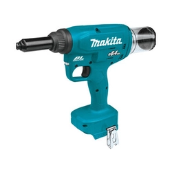 Makita DRV250Z akkus popszegecselő 18 V | 2,4 - 6,4 mm | 20000 N | Szénkefementes | Akku és töltő nélkül | Kartondobozban