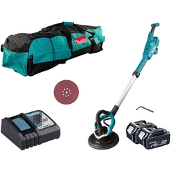 Makita DSL801RTEU акумулаторна шлайфмашина жираф 18 V | 1120 - 1540 mm | 2 x 5 Ah батерия + зарядно