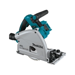 Makita DSP601ZU Cordless Submersible Circular Saw 2 x 18 V | Saw blade 165 mm x 20 mm | Cutting max. 56 mm | Without battery and charger | In a cardboard box