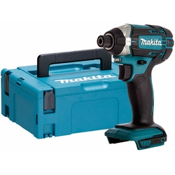 Makita DTD152ZJ akumulátorový rázový utahovák s držákem bitů 18 V | 165 Nm | 1/4 palců | Uhlíkový kartáč | Bez baterie a nabíječky | v MakPac