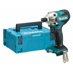 Makita DTD156ZJ akumulátorový rázový utahovák s držákem bitů 18 V | 155 Nm | 1/4 palců | Uhlíkový kartáč | Bez baterie a nabíječky | v MakPac