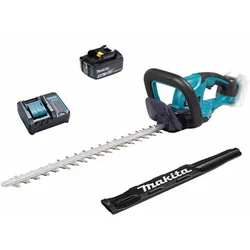 Makita DUH507F001 akumulátorové nůžky na živý plot 18 V | 500 mm | Carbon Brushless | 1 x 3 Ah baterie + nabíječka